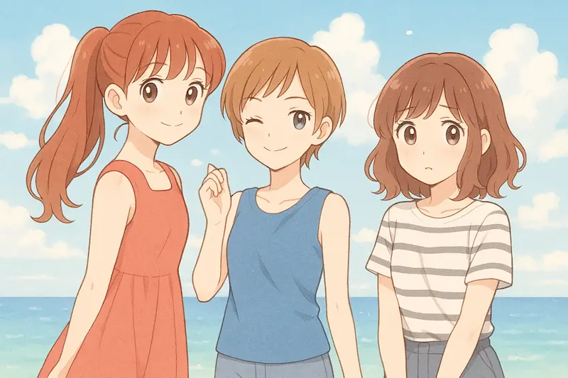 女性3人