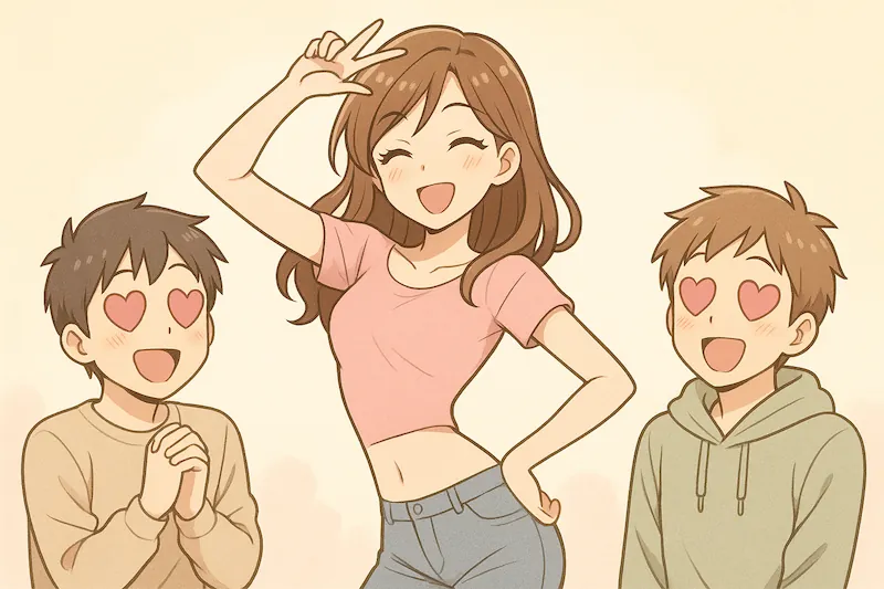 くびれが凄い女性